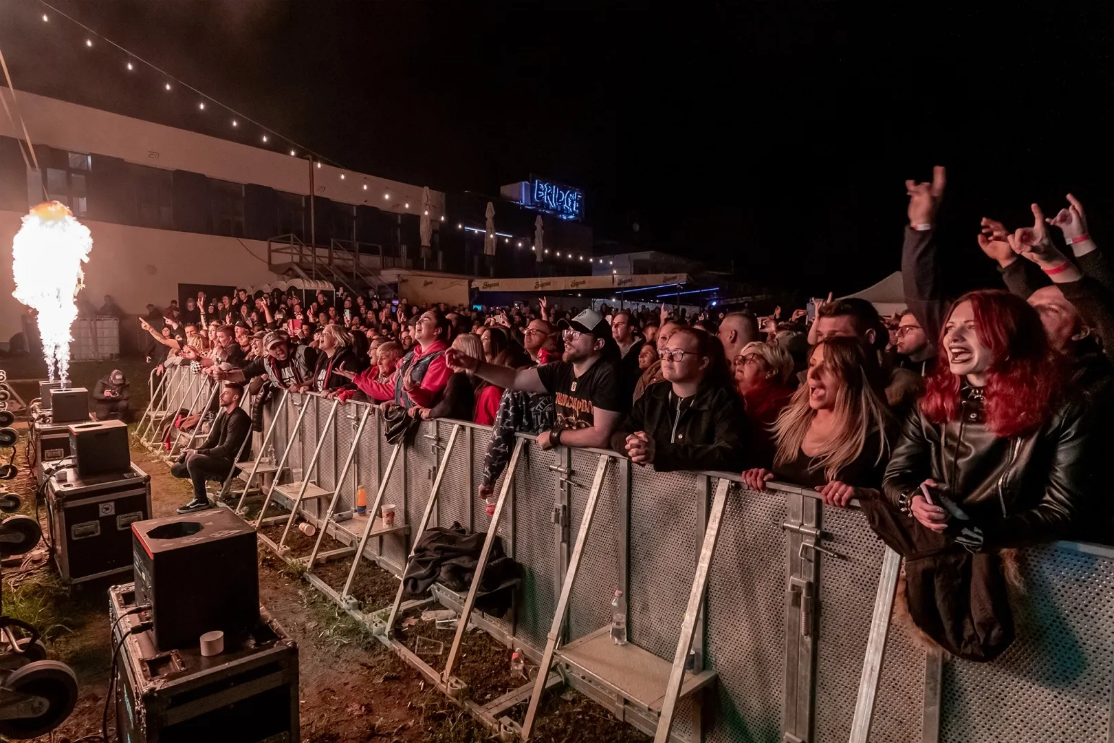 The Bridge Garden was a popular venue for the Győr music scene during the summer (Photos: András Adorján, Máté Dudás)